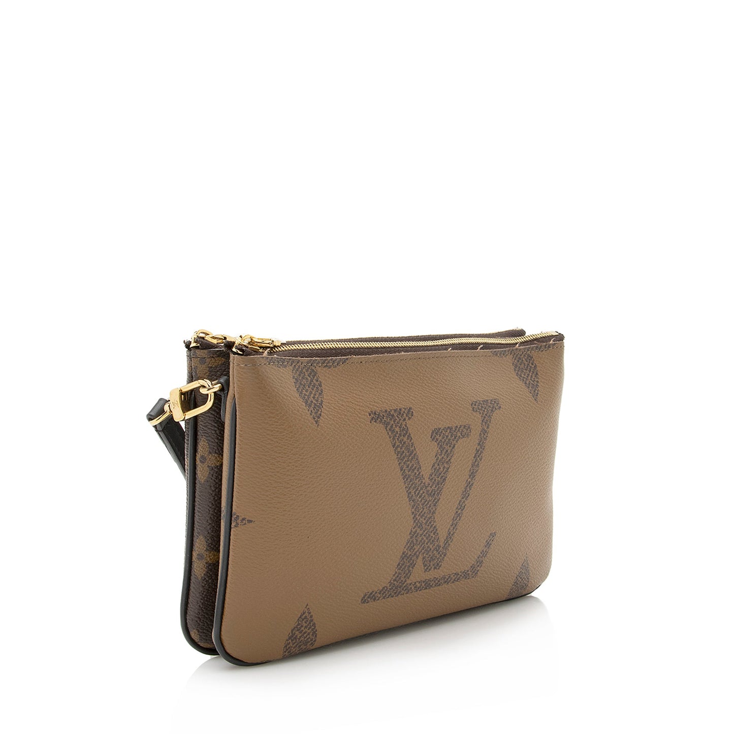 Louis Vuitton Giant Monogram Double Zip Pochette (SHF-22310)