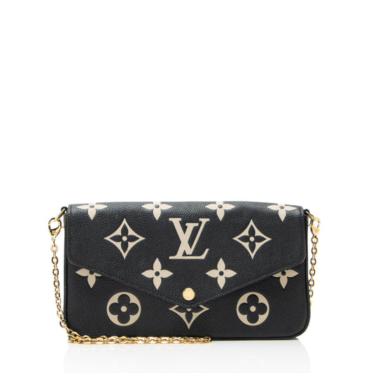 Louis Vuitton Giant Monogram Empreinte Bicolor Felicie Pochette