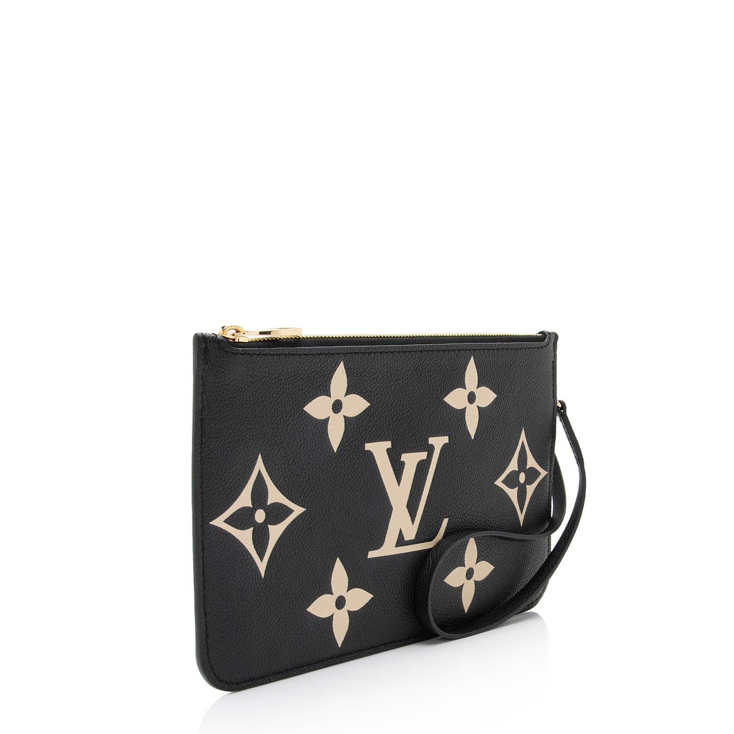 Louis Vuitton Giant Monogram Empreinte Bicolor Neverfull MM Pochette