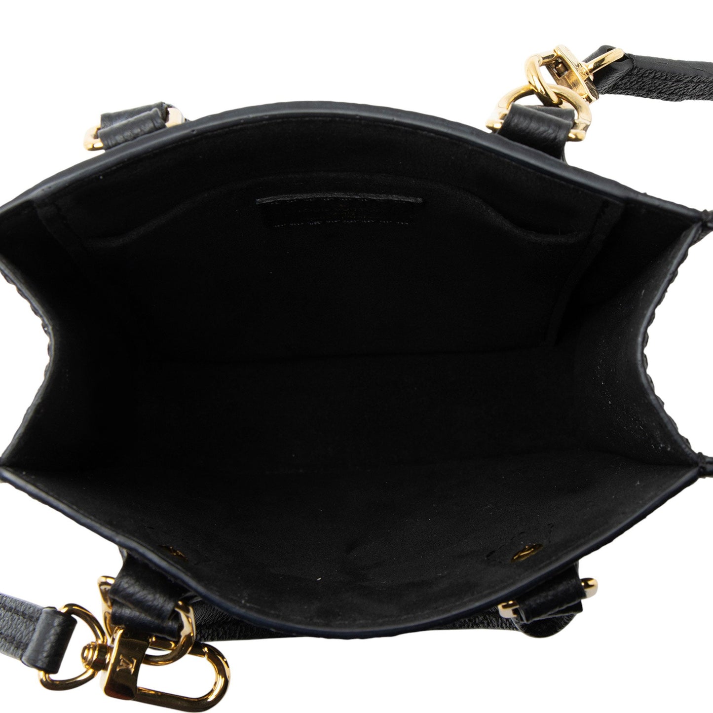 Louis Vuitton Giant Monogram Empreinte Bicolor Petit Sac Plat Shoulder Bag