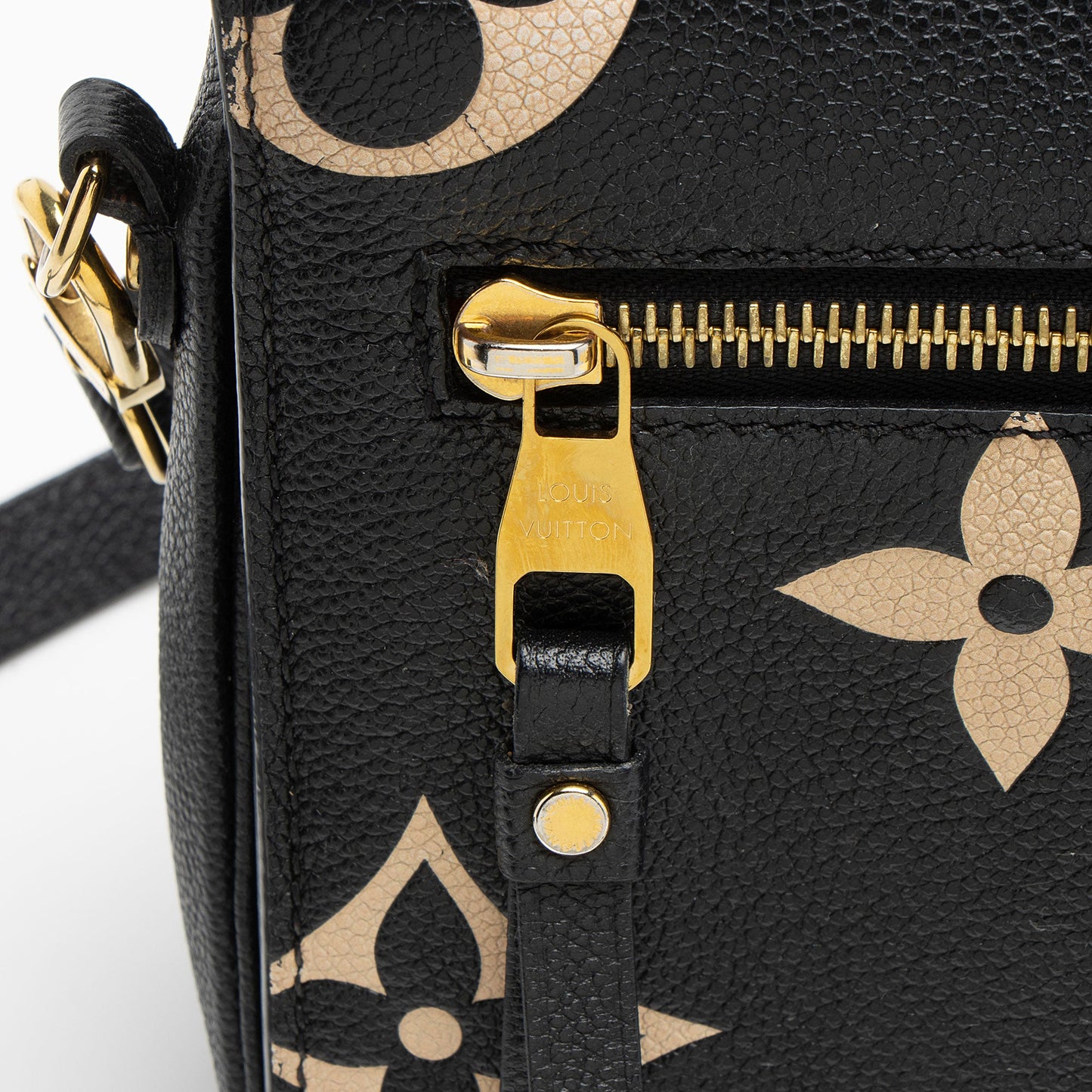 Louis Vuitton Giant Monogram Empreinte Bicolor Pochette Metis Shoulder Bag