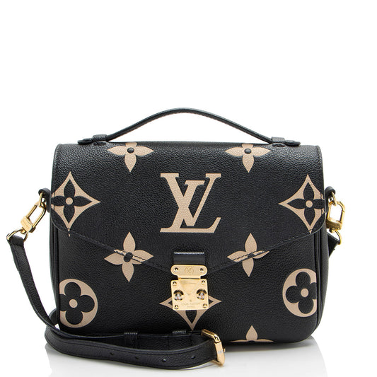 Louis Vuitton Giant Monogram Empreinte Bicolor Pochette Metis Shoulder Bag