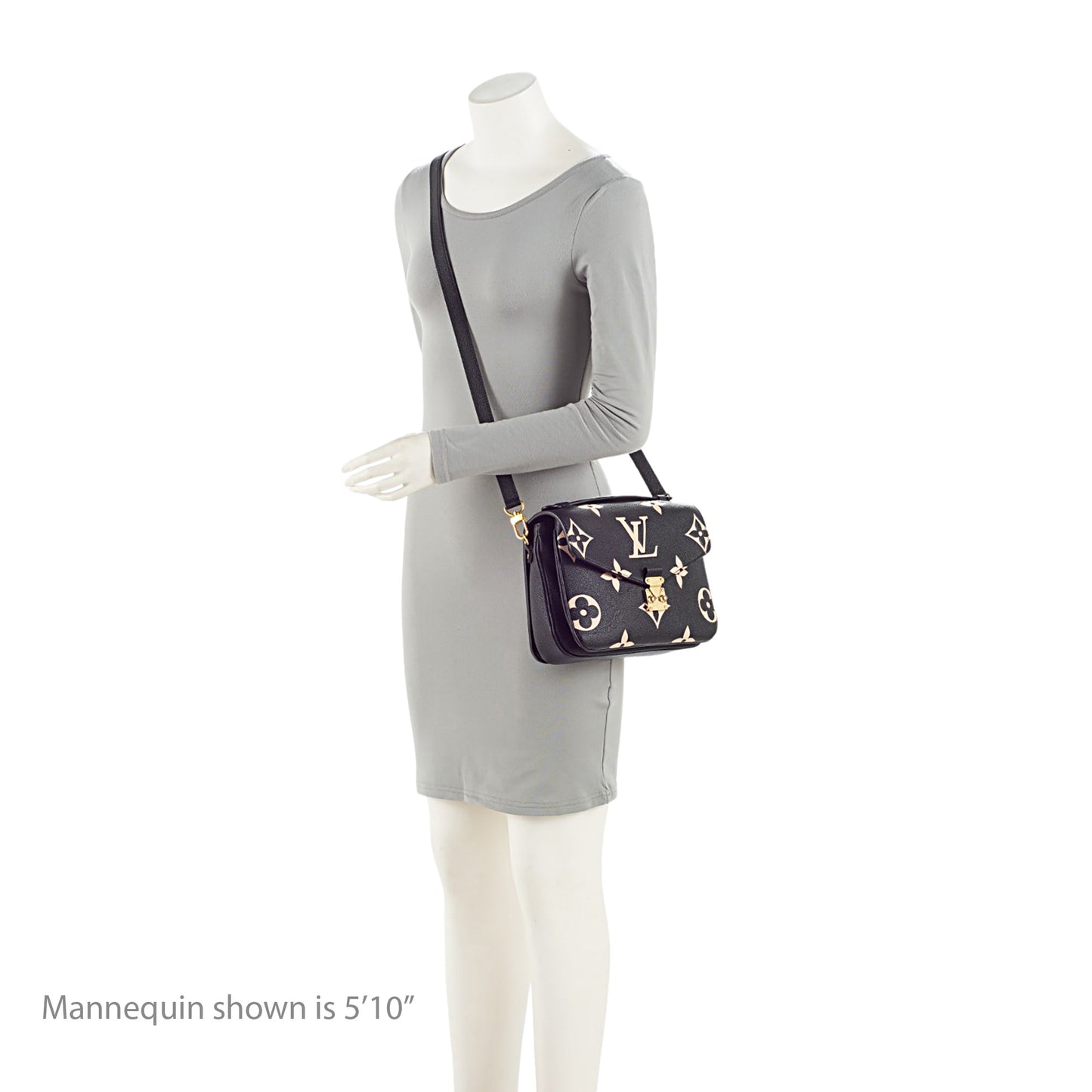 Louis Vuitton Giant Monogram Empreinte Bicolor Pochette Metis Shoulder Bag
