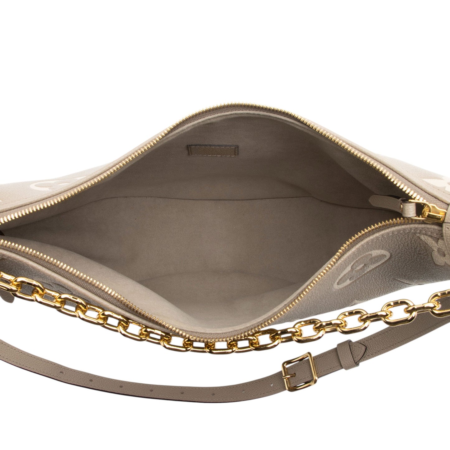 Louis Vuitton Giant Monogram Empreinte Canvas Loop Hobo (SHF-sV2LUu)