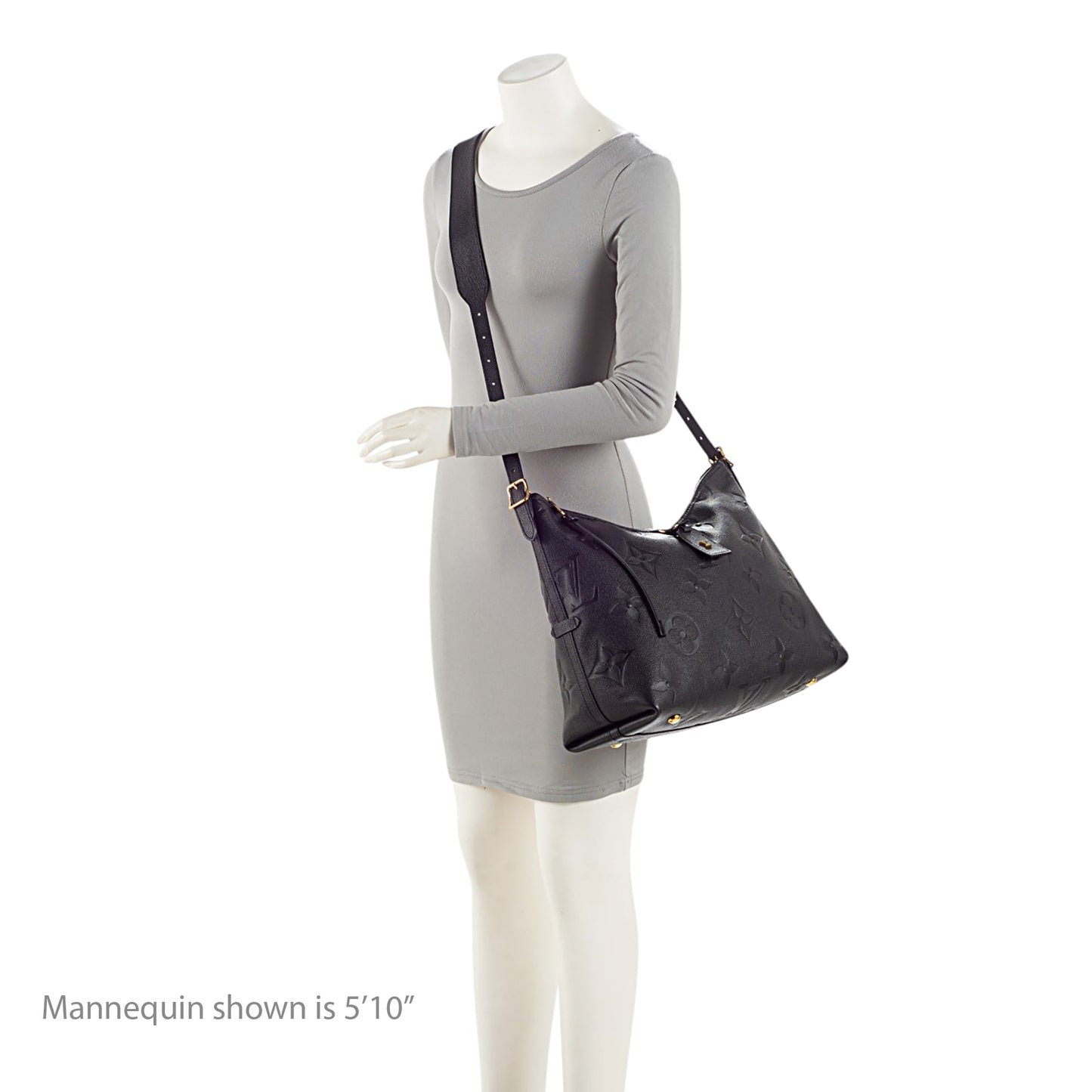 Louis Vuitton Giant Monogram Empreinte CarryAll MM Shoulder Bag