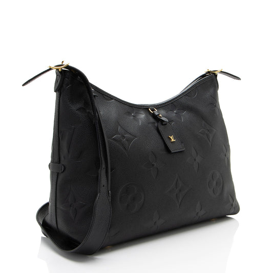 Louis Vuitton Giant Monogram Empreinte CarryAll MM Shoulder Bag