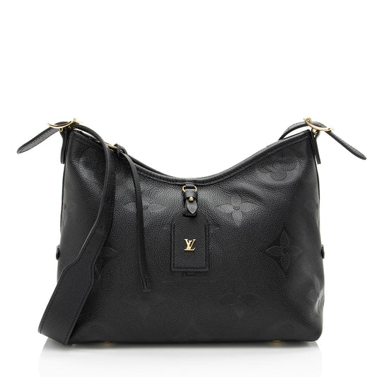 Louis Vuitton Giant Monogram Empreinte CarryAll PM Shoulder Bag