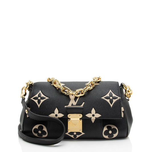 Louis Vuitton Giant Monogram Empreinte Favorite NM Shoulder Bag (SHF-EaKohQ)