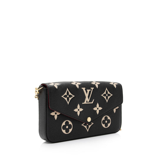 Louis Vuitton Giant Monogram Empreinte Felicie Pochette (SHF-JSrE14)