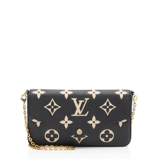 Louis Vuitton Giant Monogram Empreinte Felicie Pochette (SHF-iFjOAE)