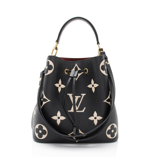 Louis Vuitton Giant Monogram Empreinte Leather Neonoe MM Shoulder Bag (SHF-saYQpK)