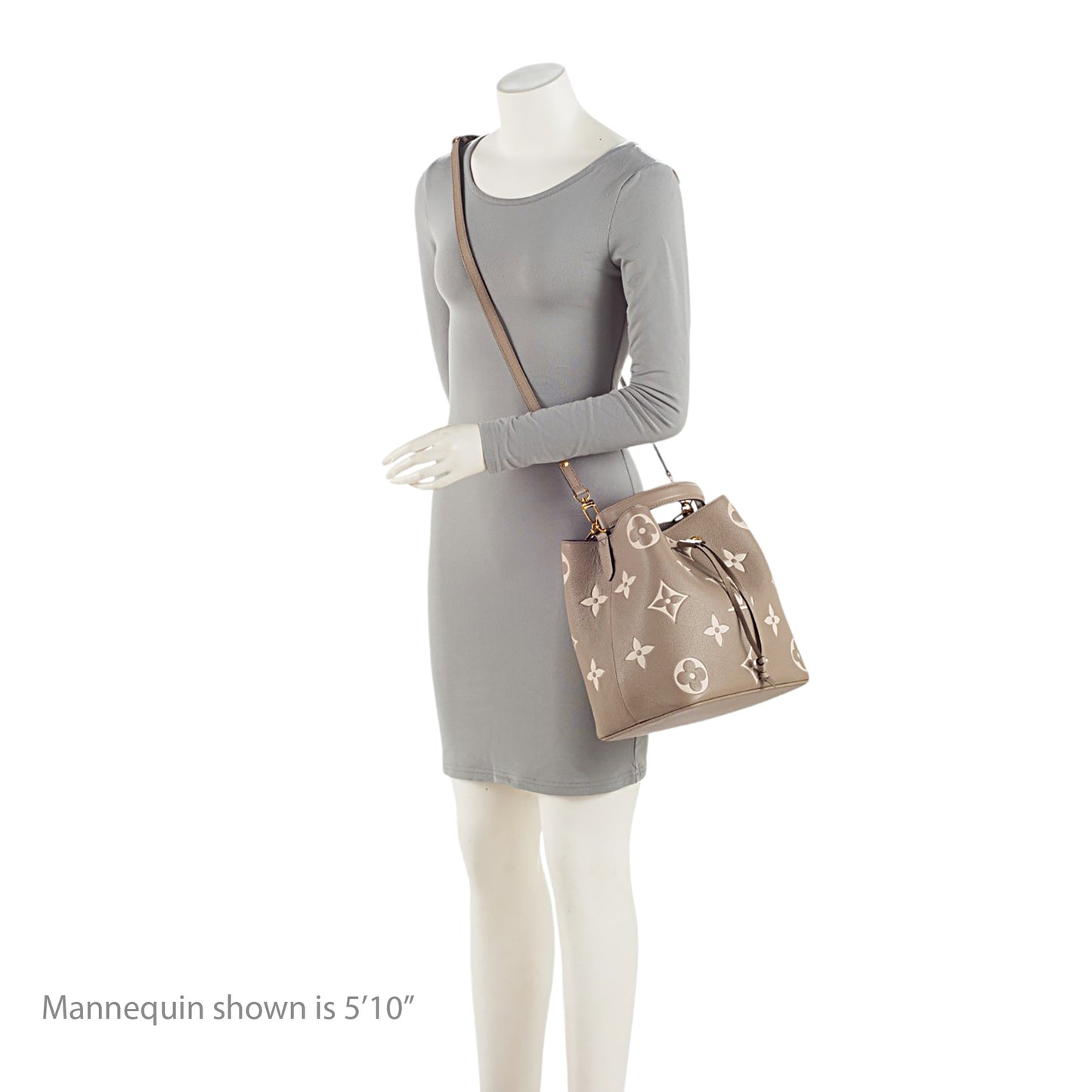 Louis Vuitton Giant Monogram Empreinte Neonoe MM Shoulder Bag (SHF-f7gF7V)