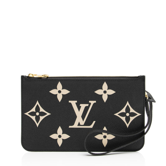 Louis Vuitton Giant Monogram Empreinte Neverfull MM Pochette (SHF-NNIvo5)