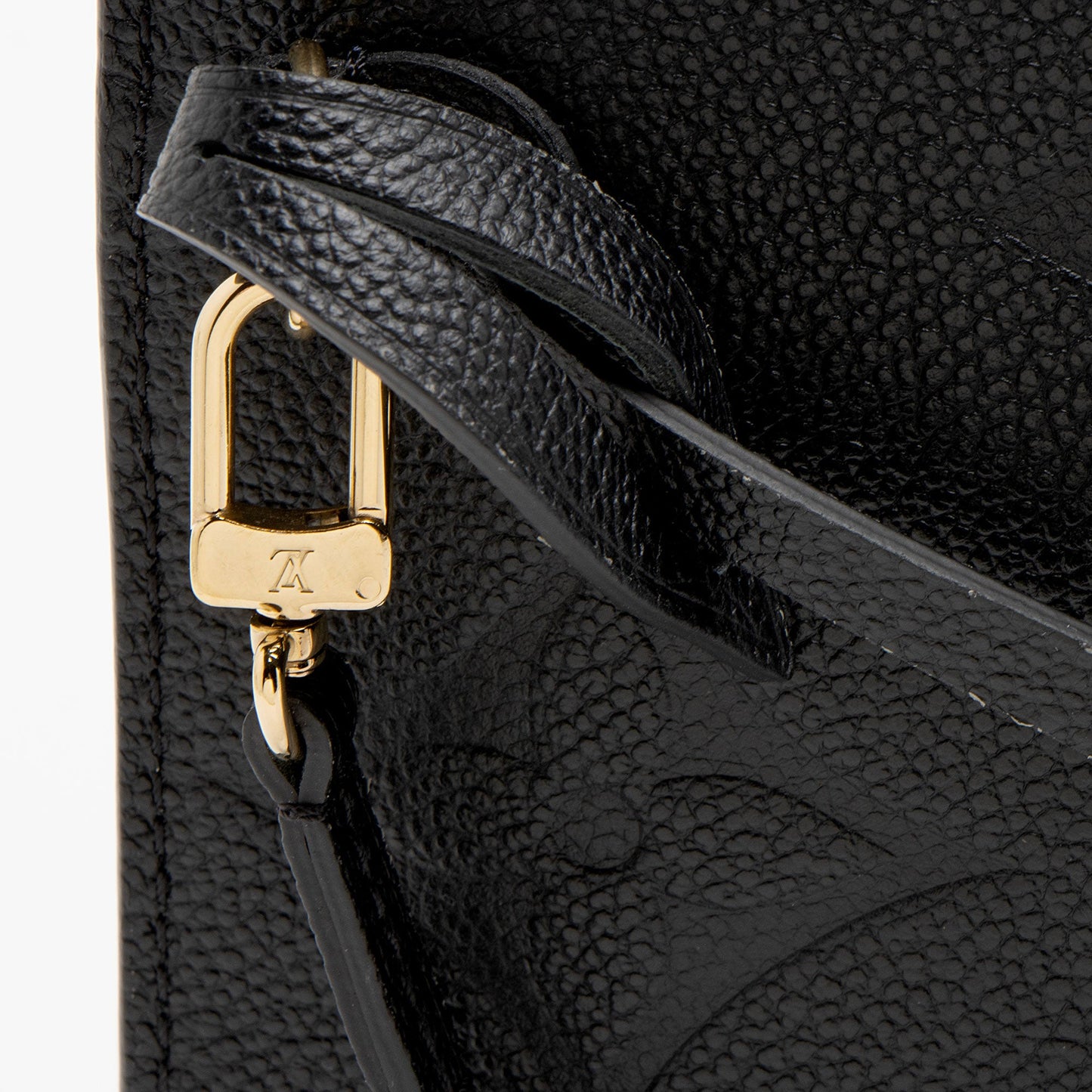 Louis Vuitton Giant Monogram Empreinte Neverfull MM Pochette (SHF-hWk5p3)
