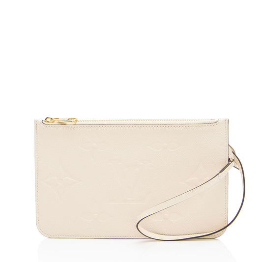 Louis Vuitton Giant Monogram Empreinte Neverfull MM Pochette