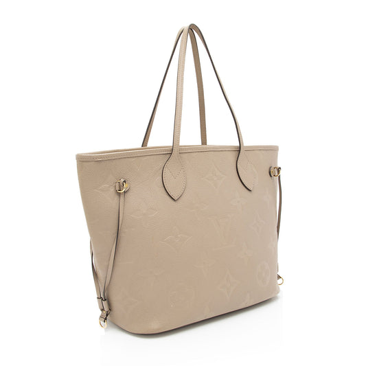 Louis Vuitton Giant Monogram Empreinte Neverfull MM Tote