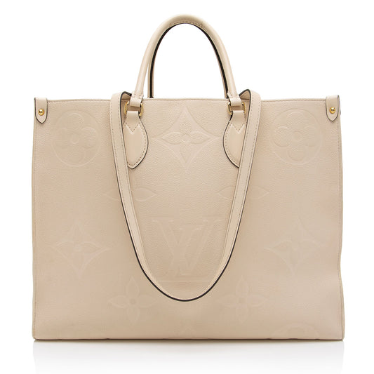 Louis Vuitton Giant Monogram Empreinte Onthego GM Tote (SHF-U4Lsdp)