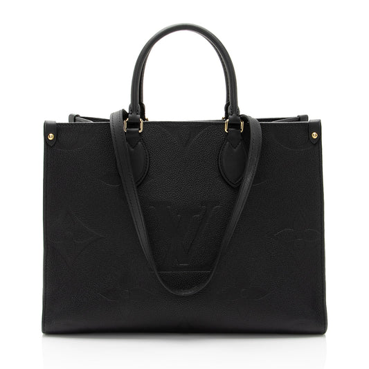 Louis Vuitton Giant Monogram Empreinte Onthego MM Tote (SHF-NgC3Ny)