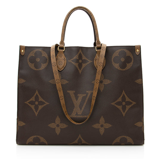 Louis Vuitton Giant Monogram Onthego GM Tote (SHF-19912)