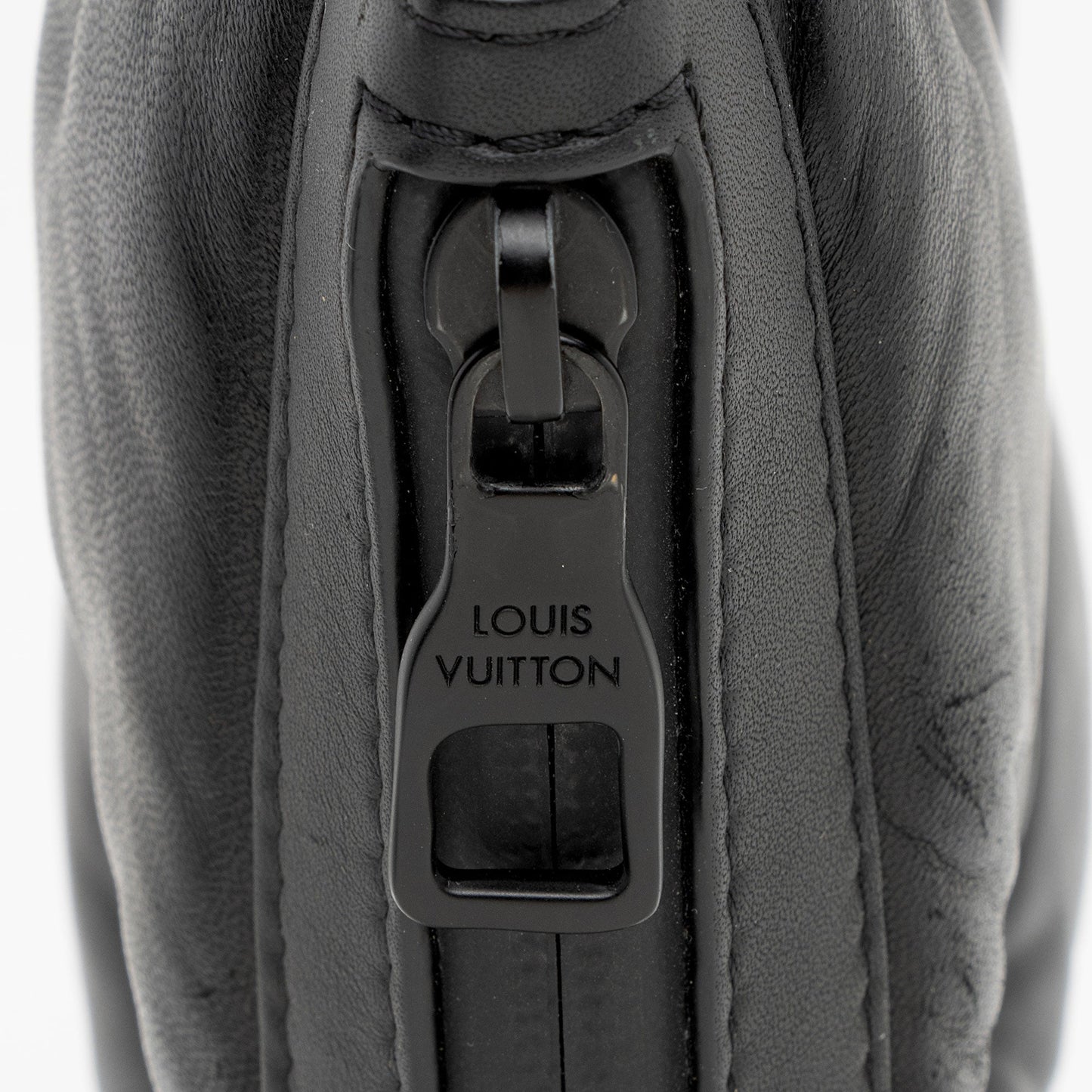 Louis Vuitton Giant Monogram Puffer Lambskin A4 Zip Pouch