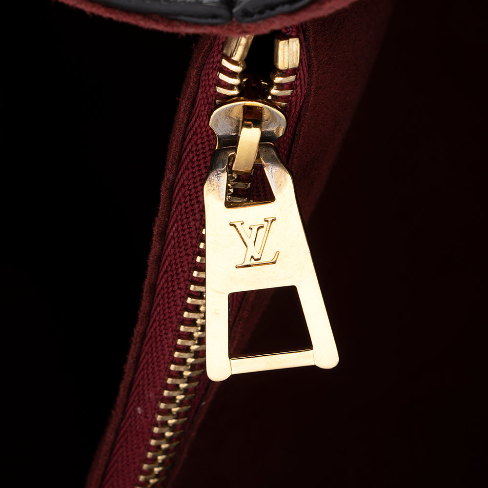 Louis Vuitton Grained Calfskin Lockme Shopper Tote -  (SHF-20058)