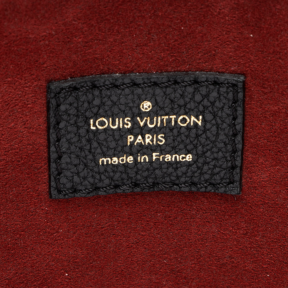 Louis Vuitton Grained Calfskin Lockme Shopper Tote -  (SHF-20058)