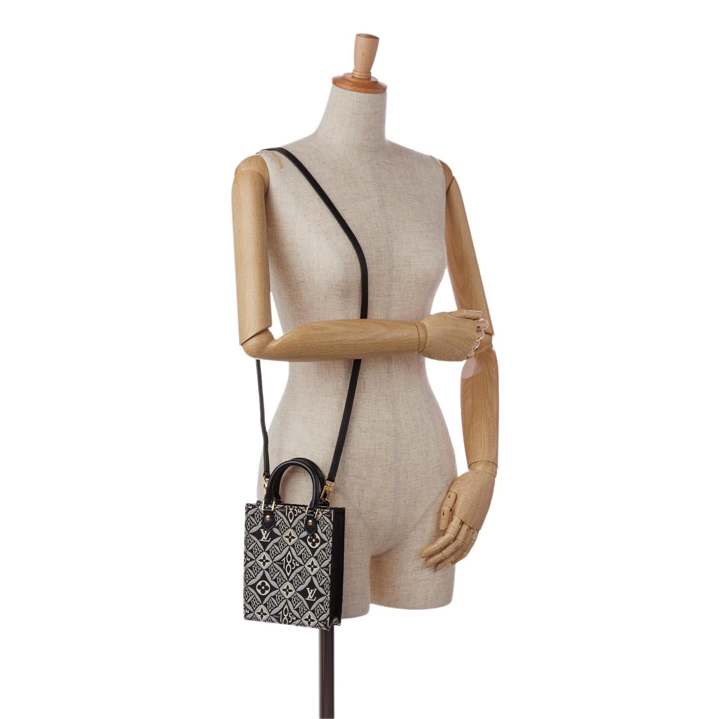 Louis Vuitton Jacquard Petit Sac Plat (SHG-37981)