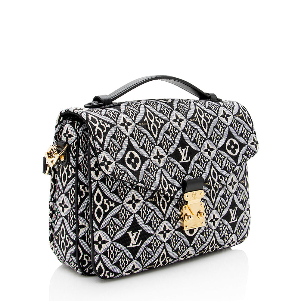 Louis Vuitton Jacquard Since 1854 Pochette Metis Shoulder Bag (SHF-22038)