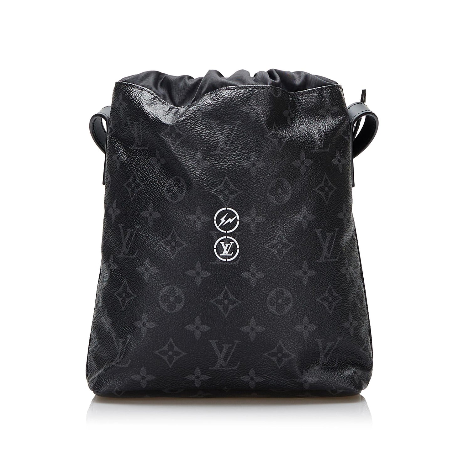Louis Vuitton LV X Fragment Monogram Eclipse Bucket Bag (SHG-MQ6c0d)
