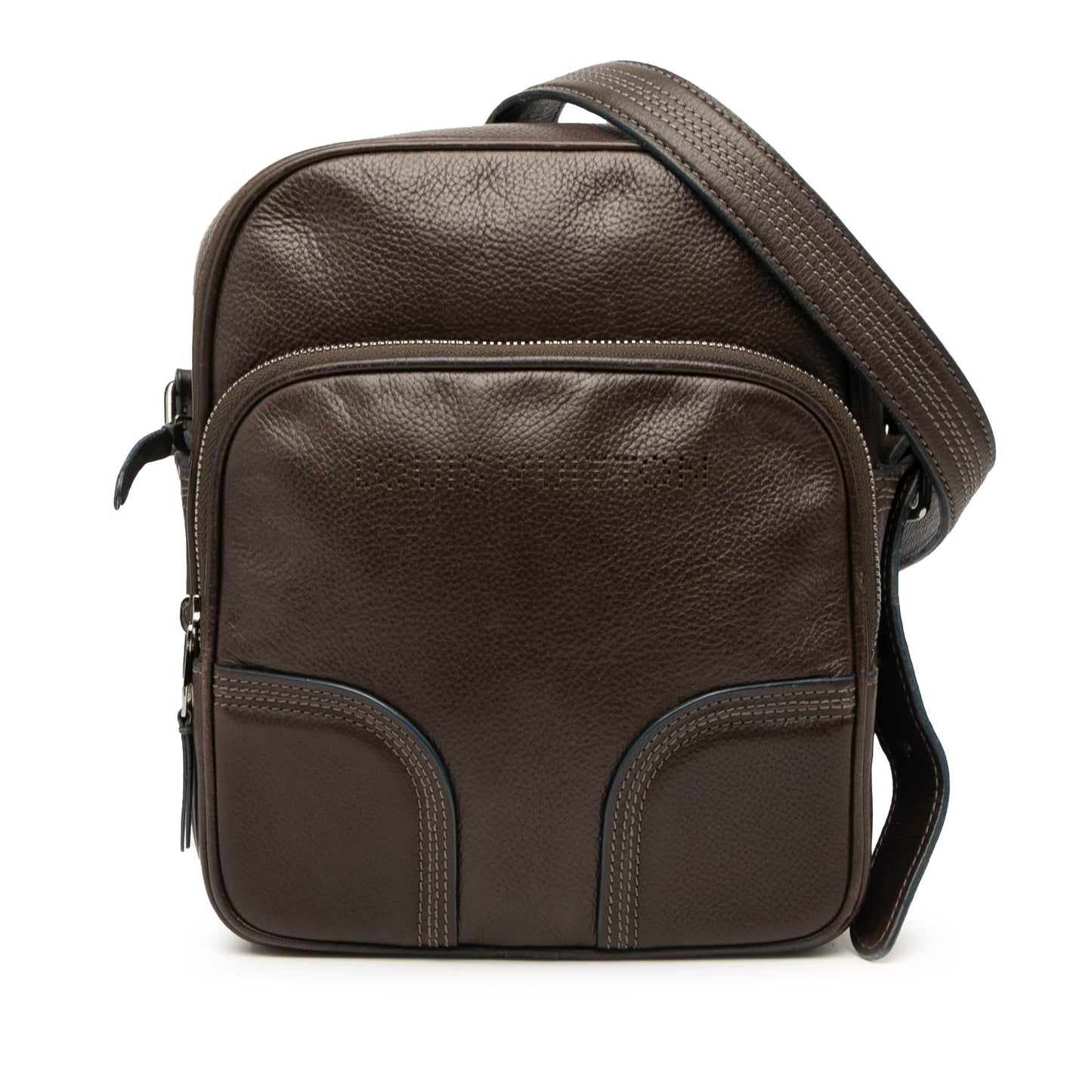 Louis Vuitton Leather Bequia Trotter MM