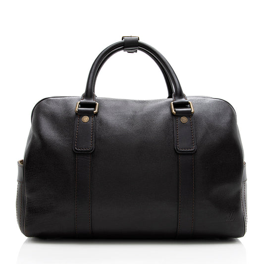 Louis Vuitton Utah Leather Carryall Weekender (SHF-18524)