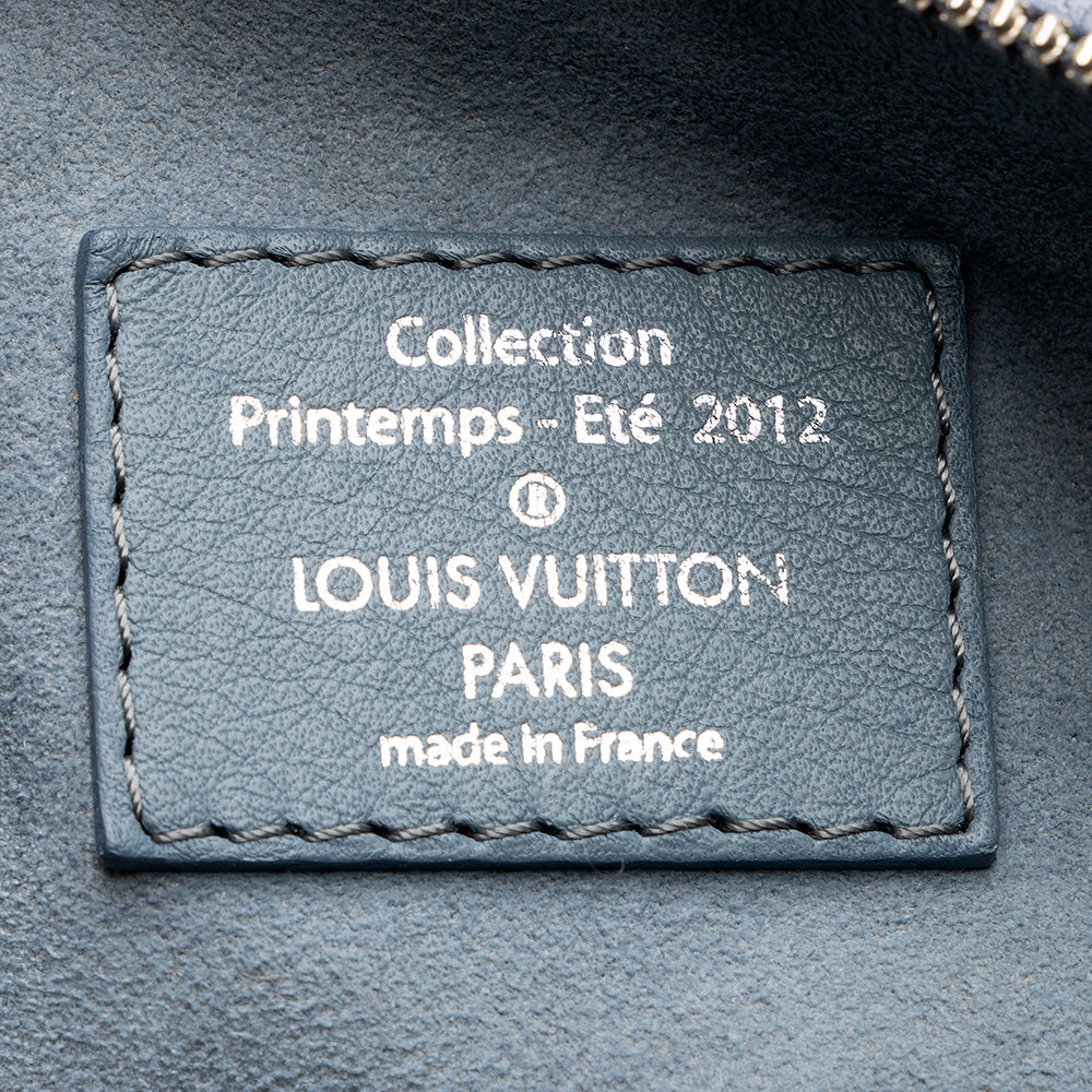 Louis Vuitton Limited Edition Blue Monogram Denim Speedy Round Bag -  (SHF-19800)