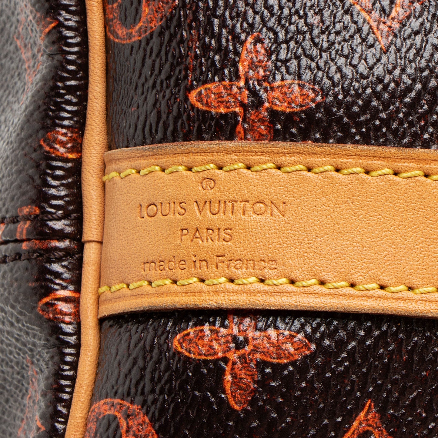 Louis Vuitton Limited Edition Catogram Canvas Speedy Bandouliere 30 Satchel