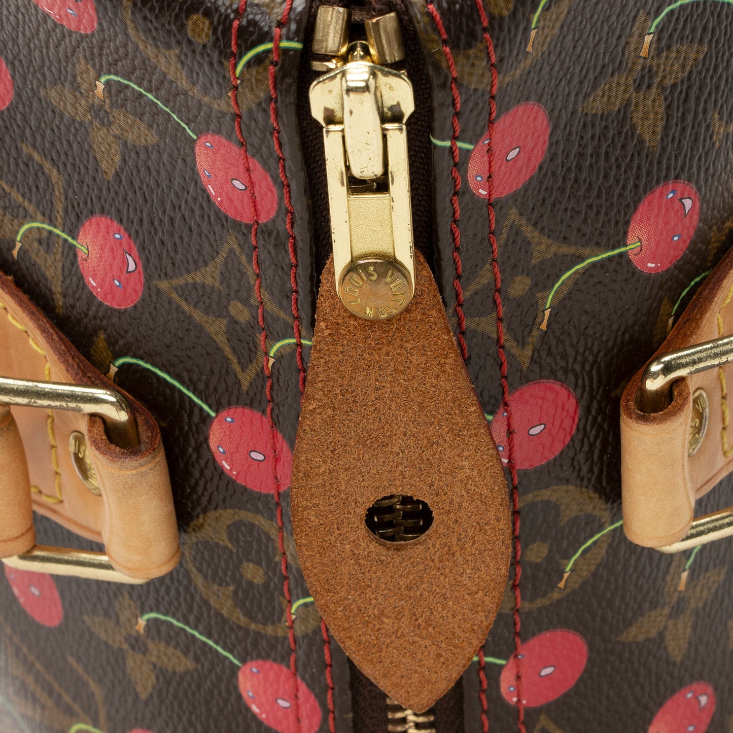 Louis Vuitton Limited Edition Cerises Speedy 25 Satchel (SHF-22166)