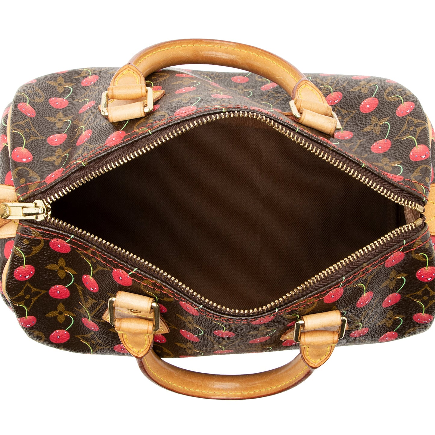 Louis Vuitton Limited Edition Cerises Speedy 25 Satchel (SHF-22166)