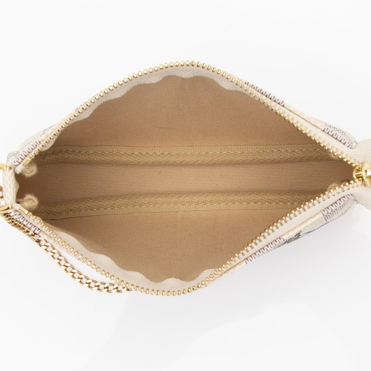 Louis Vuitton Limited Edition Damier Azur Animation Giraffe Mini Pochette Accessoires (SHF-23908)