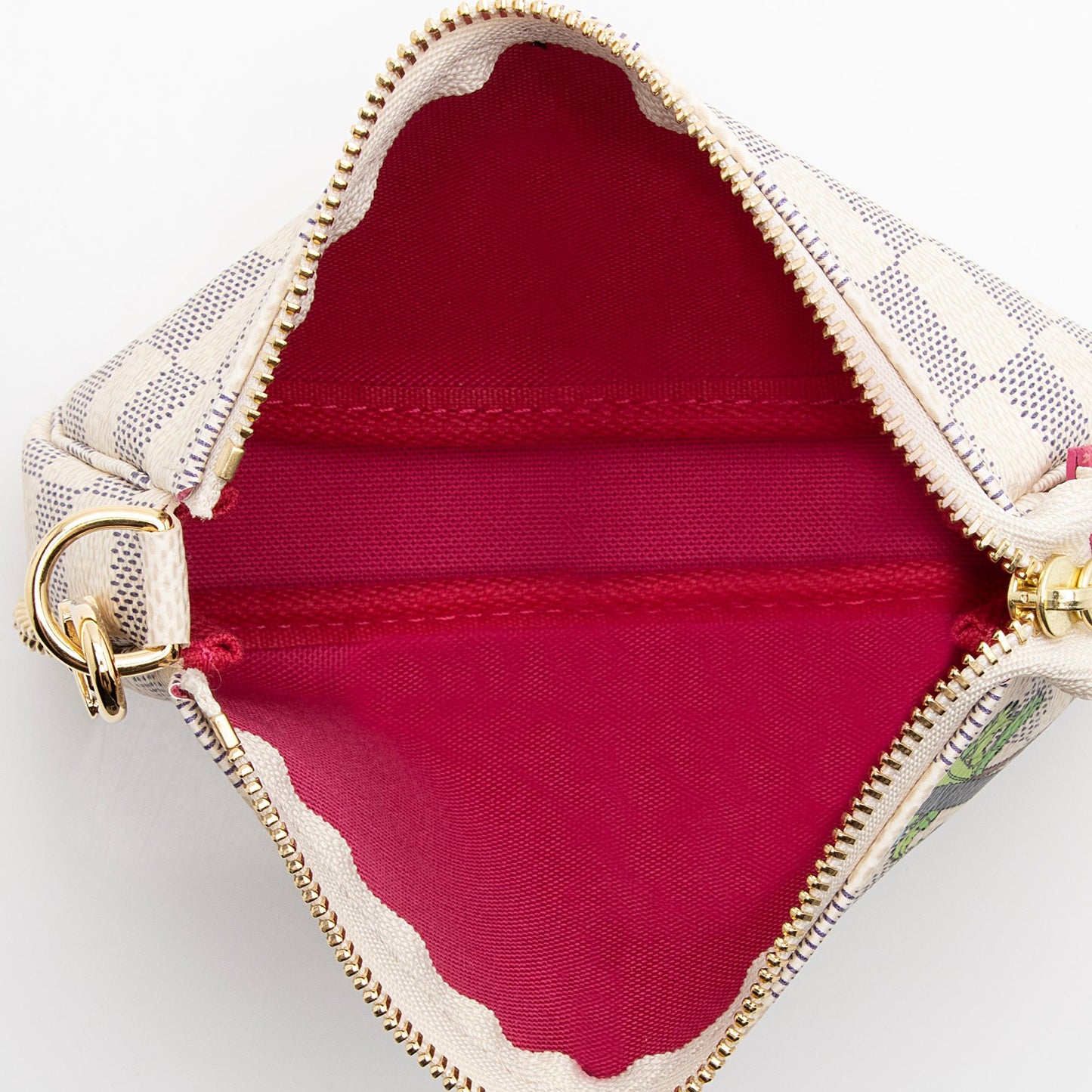 Louis Vuitton Limited Edition Damier Azur Animation Hollywood Mini Pochette Accessoires (SHF-22690)
