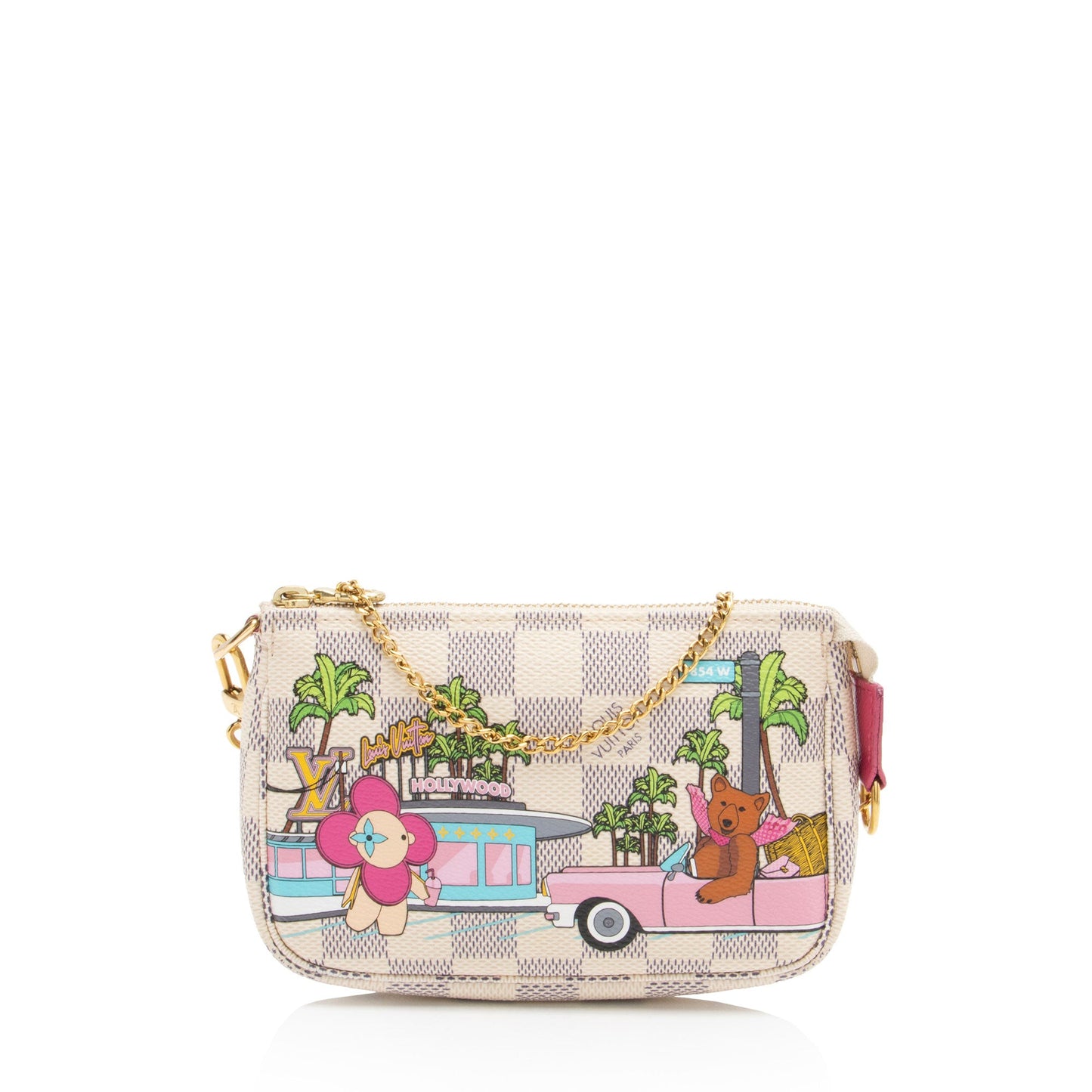Louis Vuitton Limited Edition Damier Azur Vivienne Hollywood Mini Pochette Accessoires