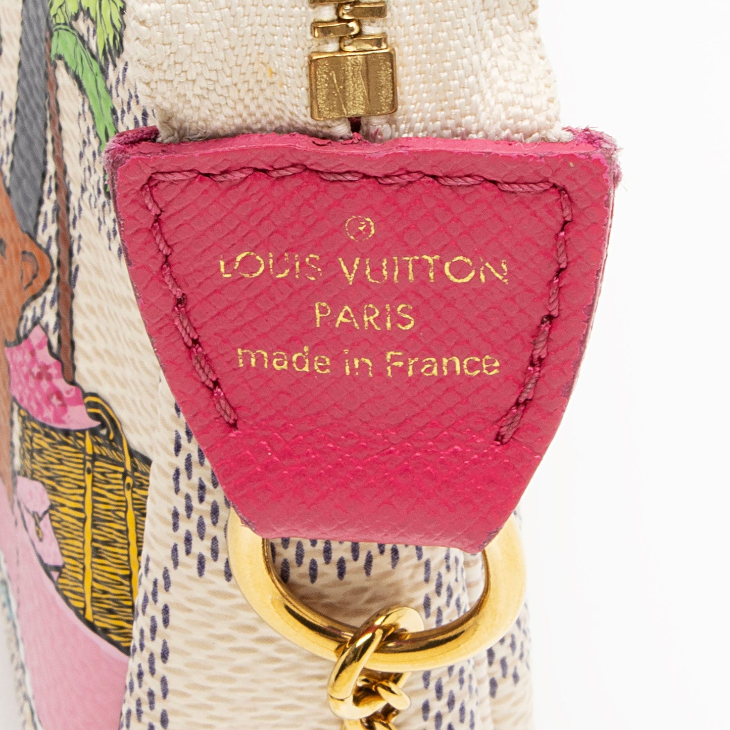 Louis Vuitton Limited Edition Damier Azur Vivienne Hollywood Mini Pochette Accessoires