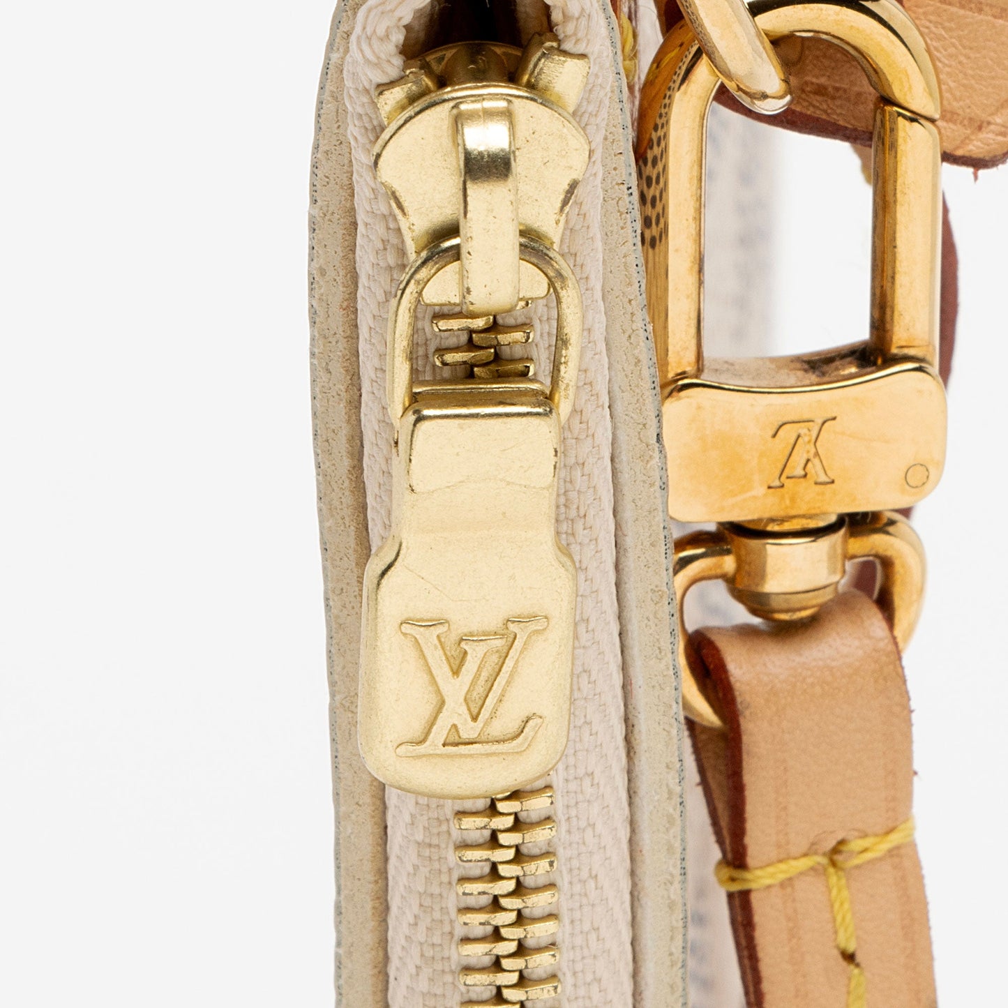 Louis Vuitton Limited Edition Damier Azur Summer Trunk Capri Neverfull MM Pochette (SHF-lY7JzC)