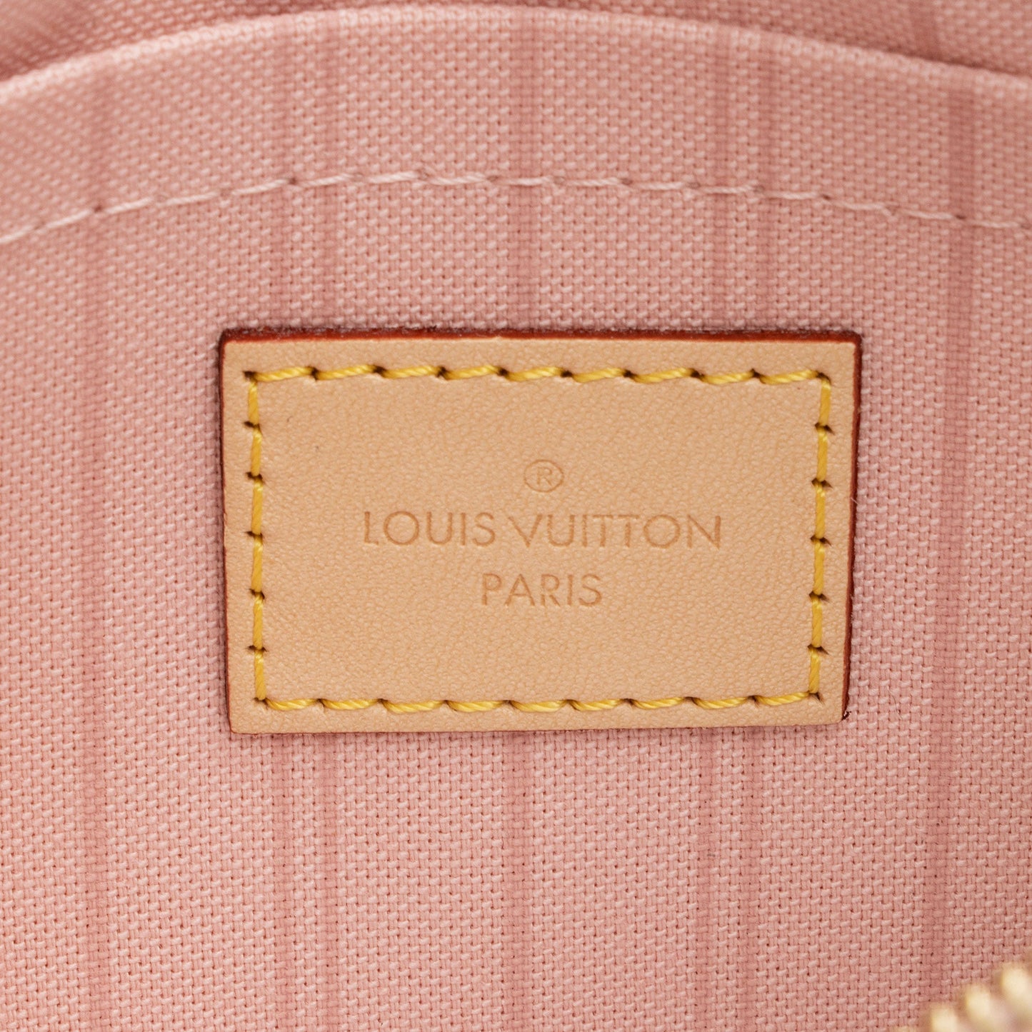 Louis Vuitton Limited Edition Damier Azur Tahitienne Neverfull MM Pochette (SHF-qUgHbq)