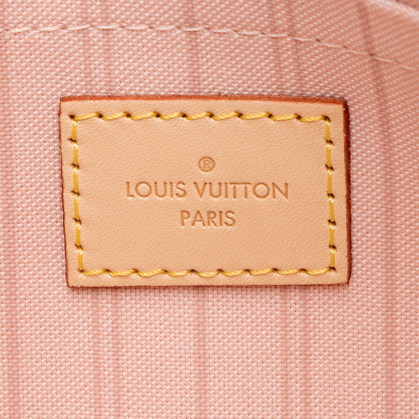 Louis Vuitton Limited Edition Damier Azur Tahitienne Neverfull MM Pochette