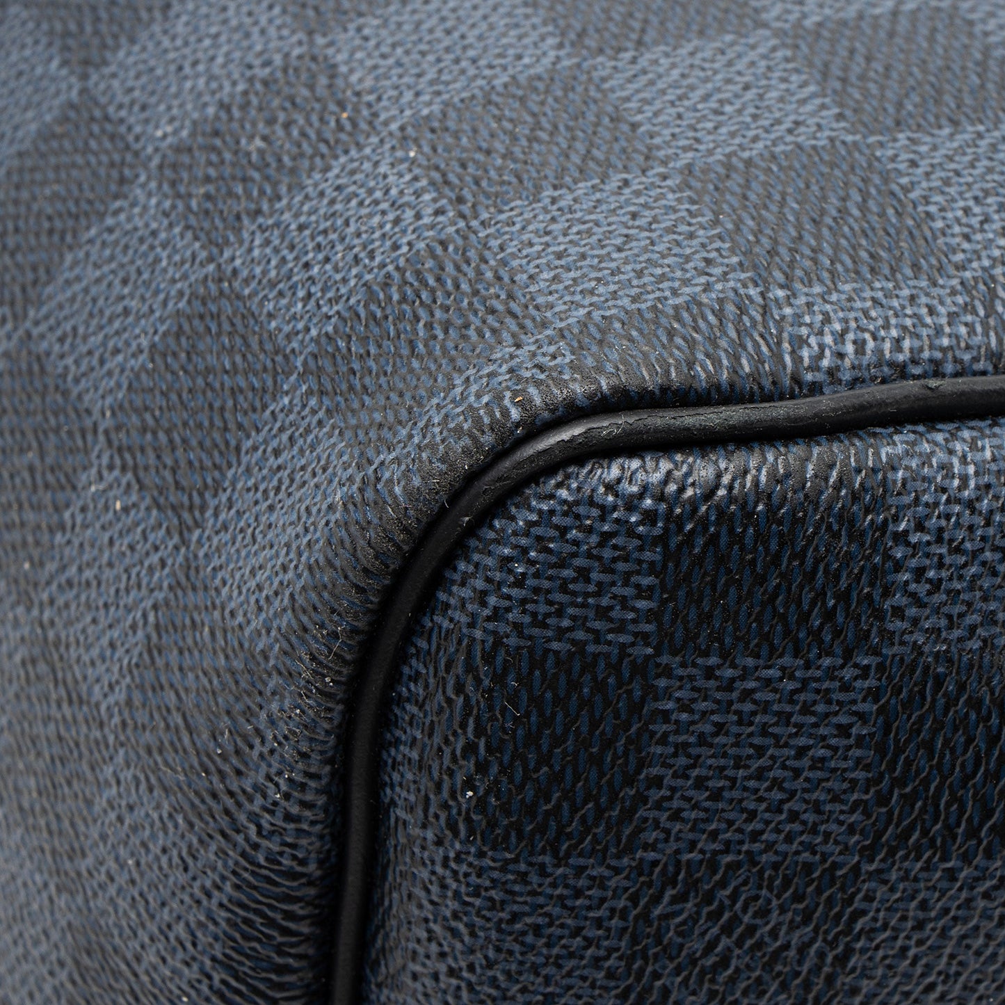 Louis Vuitton Limited Edition Damier Cobalt Jungle Keepall Bandouliere 55 Duffle