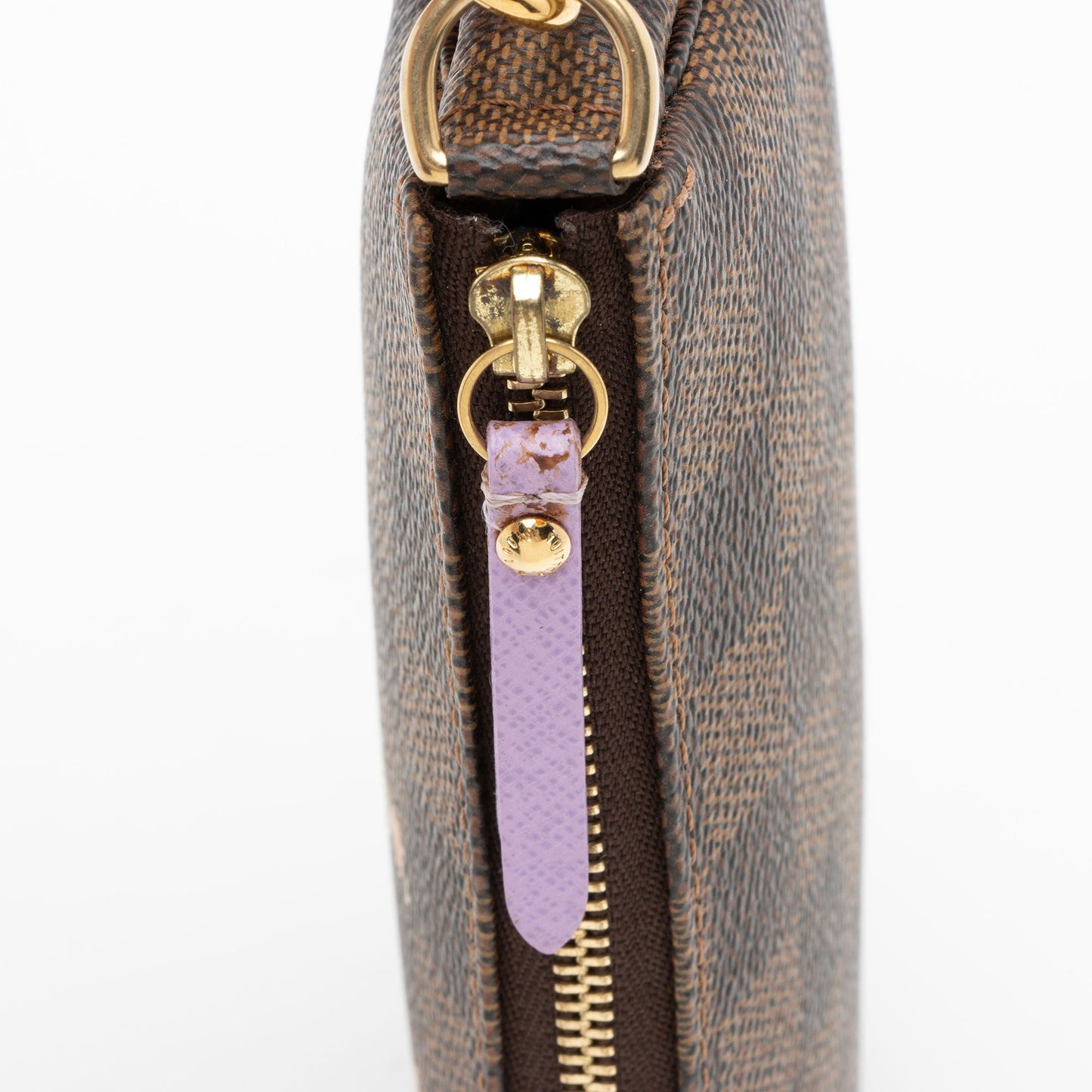 Louis Vuitton Limited Edition Damier Ebene Animation Mini Pochette