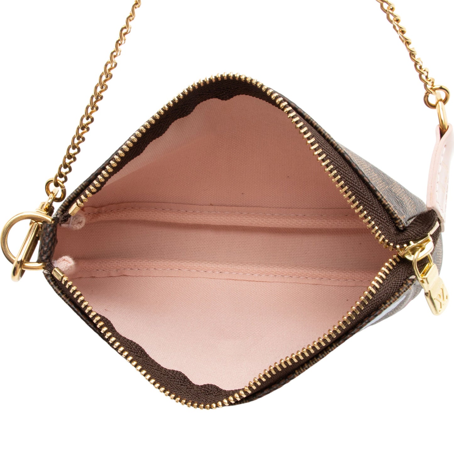 Louis Vuitton Limited Edition Damier Ebene Big Wheel Mini Pochette Accessoires (SHF-5CtGIM)