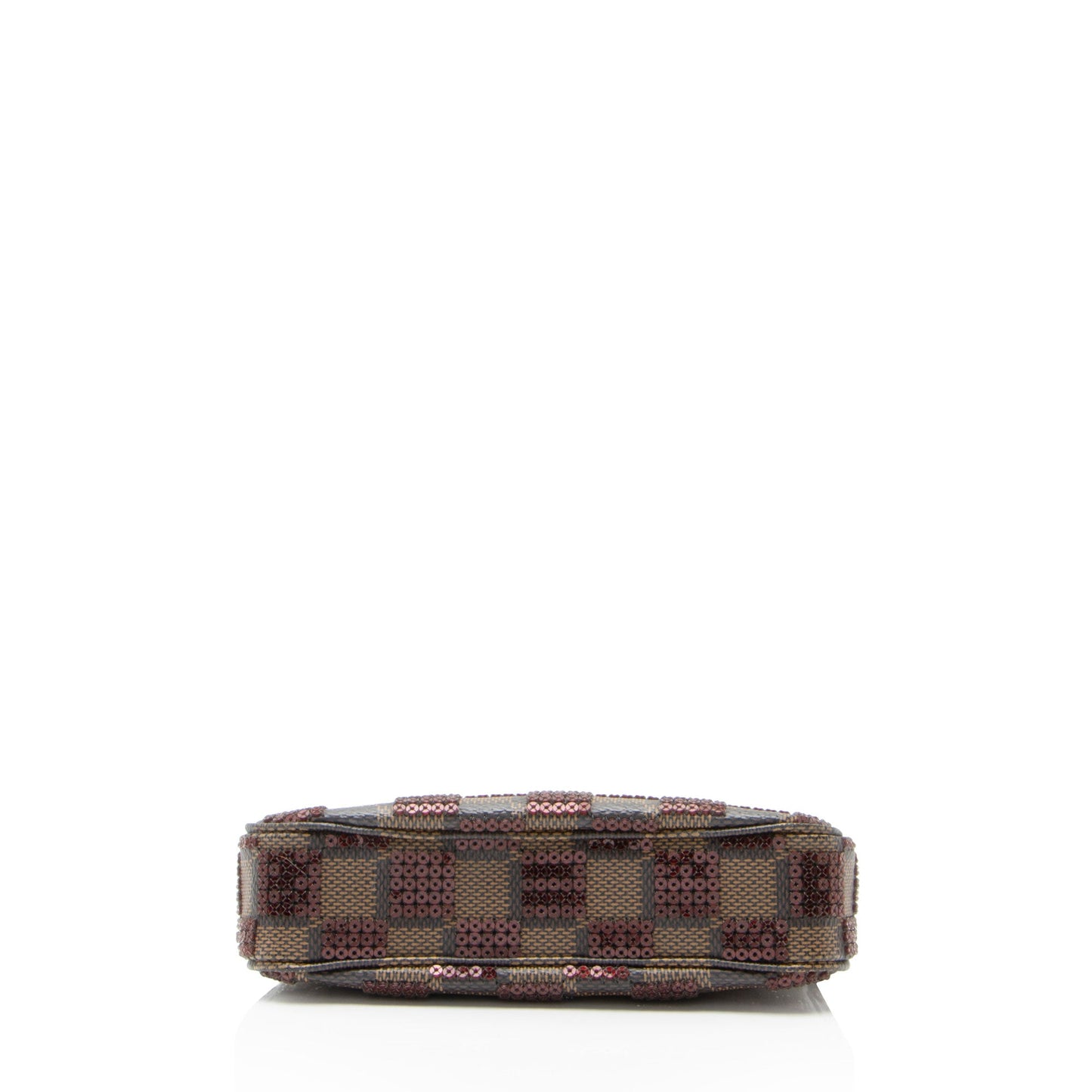Louis Vuitton Limited Edition Damier Ebene Paillettes Mini Accessoires Pochette