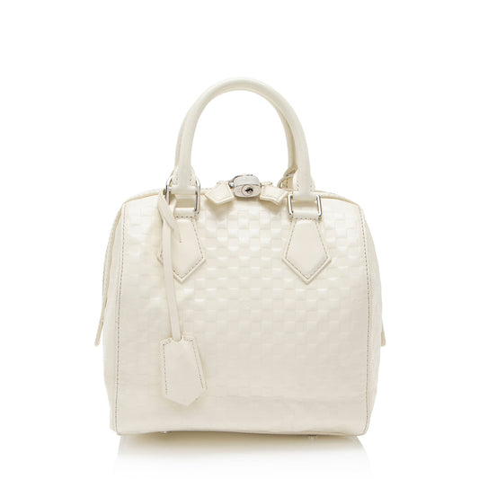 Louis Vuitton Limited Edition Damier Facette Speedy Cube PM Satchel
