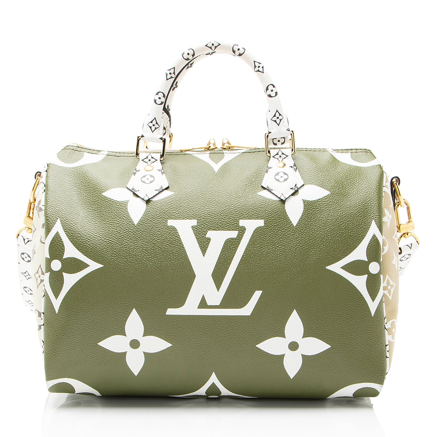 Louis Vuitton Limited Edition Giant Monogram Canvas Speedy Bandouliere 30 Satchel