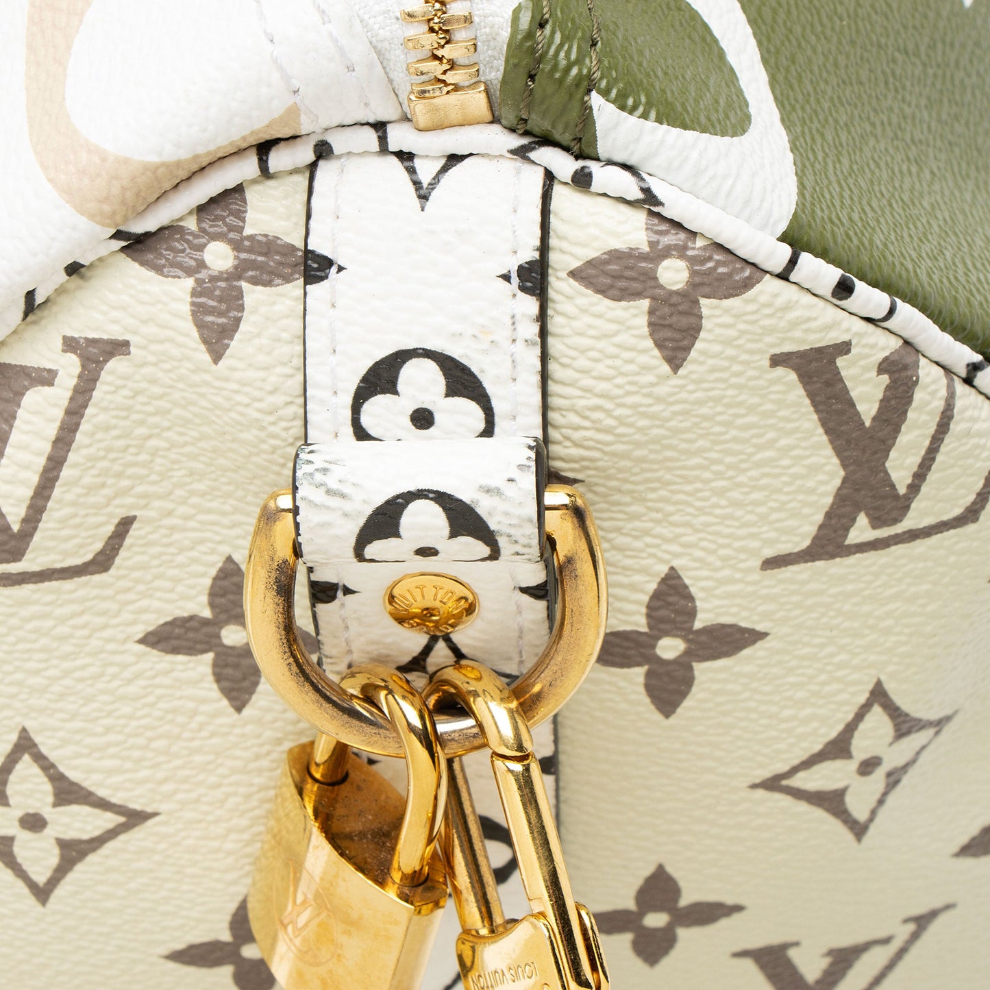 Louis Vuitton Limited Edition Giant Monogram Canvas Speedy Bandouliere 30 Satchel