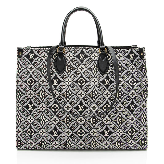 Louis Vuitton Limited Edition Jacquard Since 1854 Onthego GM Tote